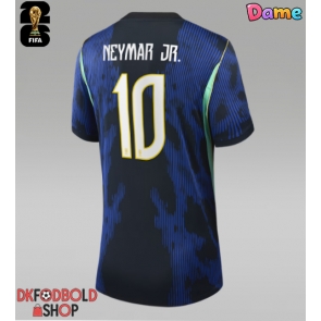 Brasilien Neymar Jr #10 Udebanetrøje Dame VM 2026 Kort ærmer Brasilien Neymar Jr #10 Udebanetrøje Dame VM 2026 Kort ærmer